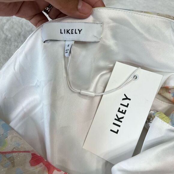 Likely One Shoulder Cut Out Sara Midi Dress 4 NEW Women - Picture 8 of 12